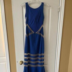 Terani Couture Blue Dress Size 8